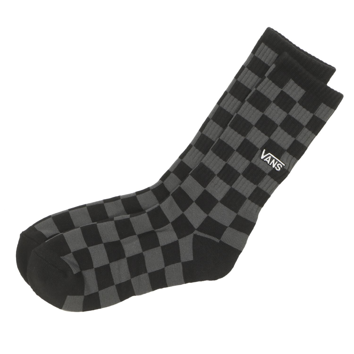VANS「【VANSｱﾊﾟﾚﾙ】Checkerboard Crew」|ソックス|ブラック