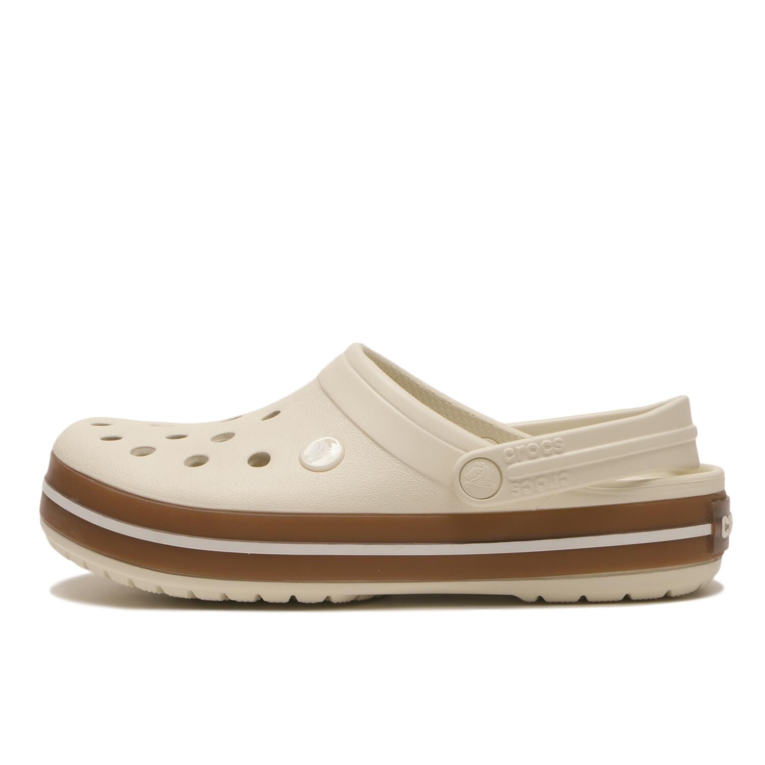 crocs「【crocs】CROCBAND GUM CLOG」|サンダル|ホワイト