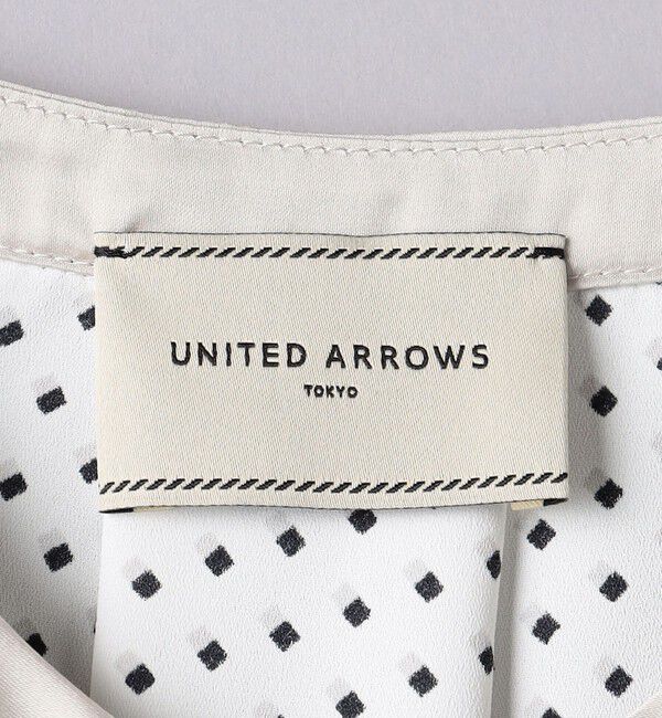 UNITED ARROWS「バイカラー パイピング ブラウス」|シャツ・ブラウス|