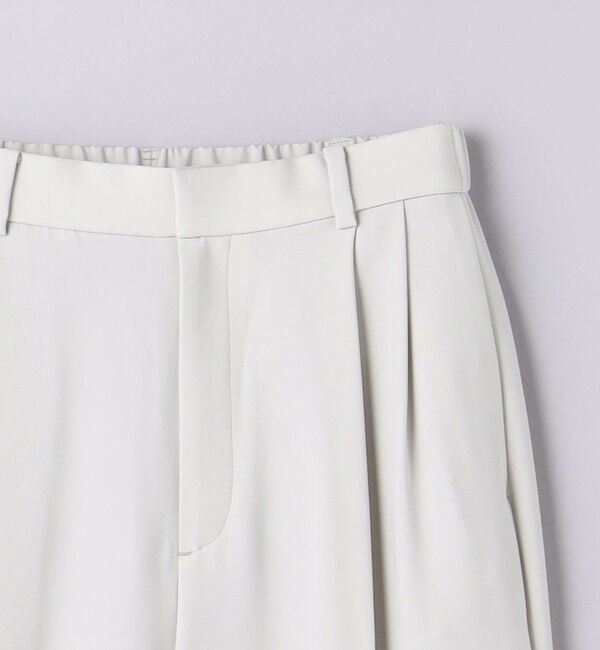 UNITED ARROWS「ポリエステル 2タック ワイドパンツ」|スラックス|