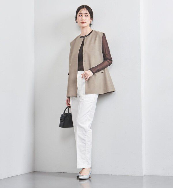 UNITED ARROWS「ノーカラー ベスト」|ベスト・ジレ|