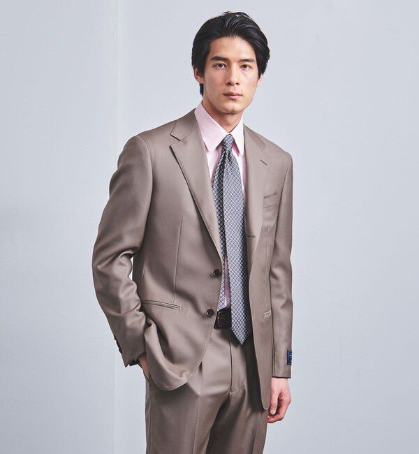 UNITED ARROWS「イージーケア AG ヘアラインストライプ ラウンドレギュラーカラー シャツ -抗菌防臭-」|シャツ・ブラウス|