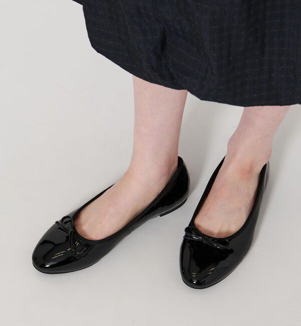 UNITED ARROWS「レイン レザー バレエシューズ」|レインシューズ|