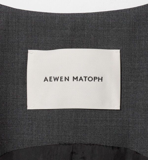 AEWEN MATOPH「＜AEWEN MATOPH＞スクエアネック ベスト」|ベスト・ジレ|