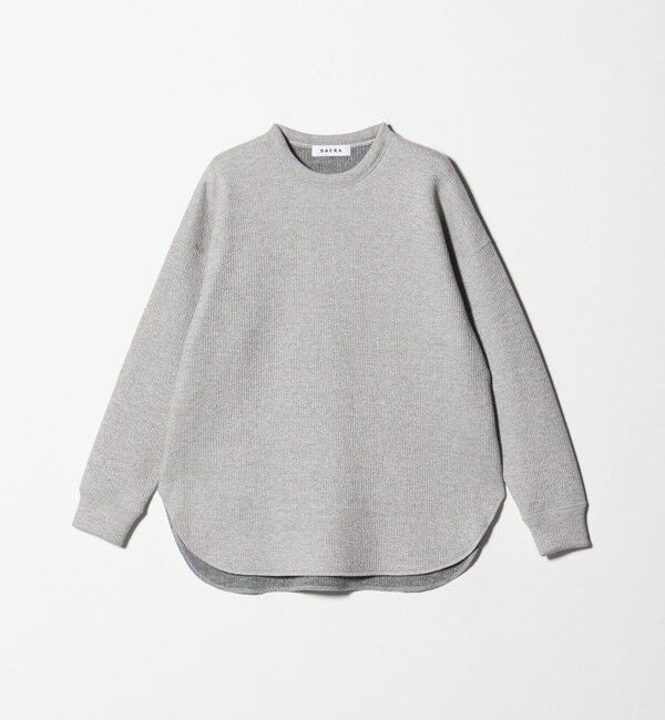 UNITED ARROWS「＜SACRA＞サーマル プルオーバー」|Tシャツ・カットソー|MD.GRAY