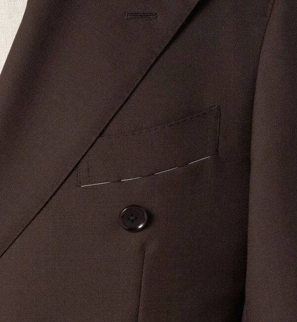 UNITED ARROWS「ウール モヘヤ トロピカル ダブル 6ボタン スーツ MC‐MODEL」|スーツ|