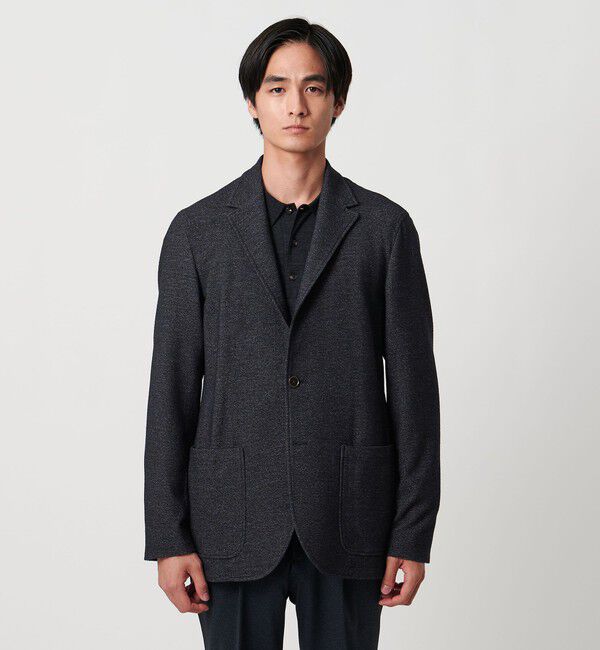 UNITED ARROWS「FORTEX メランジ シングル 2ボタン テーラードジャケット CS/T-MODEL 2WAYストレッチ」|テーラードジャケット|