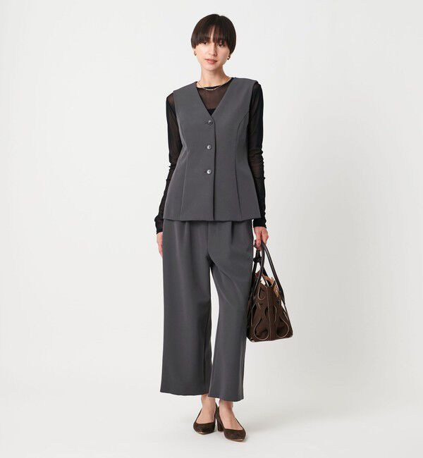 UNITED ARROWS「ダブルクロス クロップドパンツ -ウォッシャブル-」|その他|