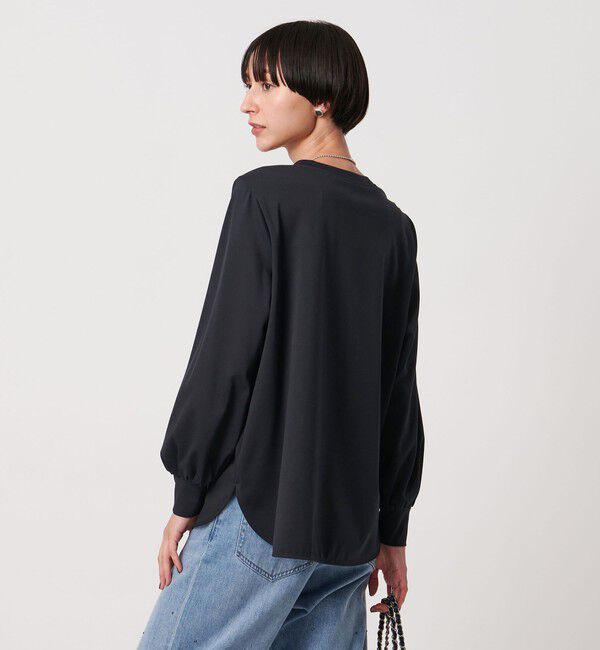 UNITED ARROWS「ポンチ ロングスリーブ カットソー ‐ウォッシャブル‐」|Tシャツ・カットソー|