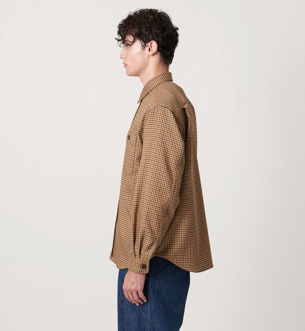 UNITED ARROWS「ツイードライク ダブルポケット オーバー シャツ」|シャツ・ブラウス|