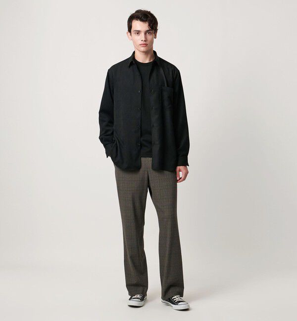 UNITED ARROWS「トロピカル チェック モダンイージー スラックス」|チノ|