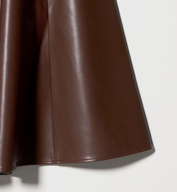 UNITED ARROWS「＜Marilyn Moon＞レザー ライク サーキュラー スカート」|スカート|