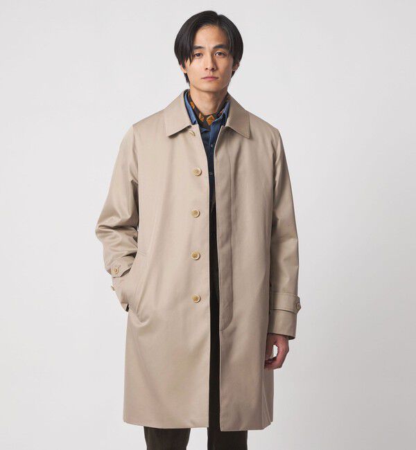 UNITED ARROWS「ギャバジン ステンカラーコート 撥水」|ステンカラーコート|
