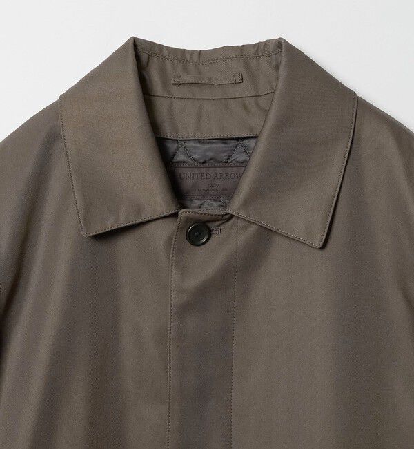 UNITED ARROWS「ギャバジン ステンカラーコート 撥水」|ステンカラーコート|
