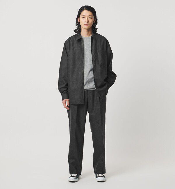 UNITED ARROWS「ライトメルトン ミリタリートラウザーズ」|スラックス|