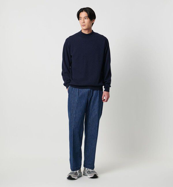 UNITED ARROWS「ウール カシミヤ シルク モックネック ニット」|ニット・セーター|