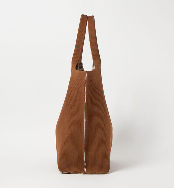 UNITED ARROWS「＜hALON＞ストライプ ニット トートバッグL」|トートバッグ|