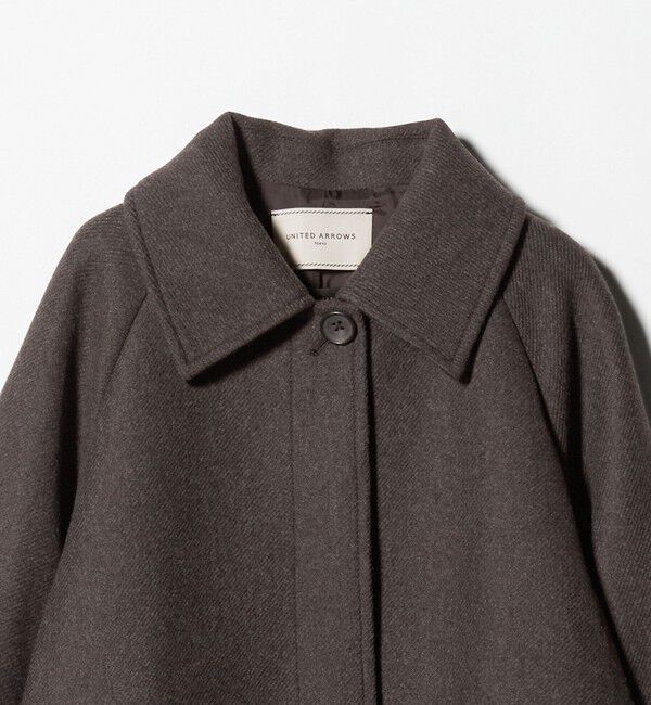 UNITED ARROWS「MANTECO ミックス ステンカラー コート」|ステンカラーコート|