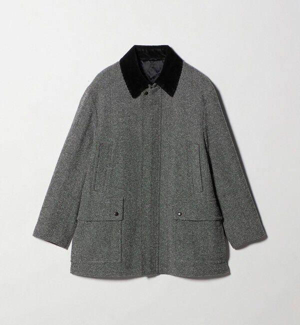 UNITED ARROWS「ヘリンボーン ミドルレングス フィールドジャケット」|テーラードジャケット|