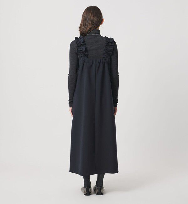 UNITED ARROWS「LIGHT PONGY フリル ワンピース」|ワンピース|