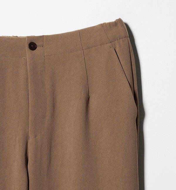 UNITED ARROWS「ポリエステルサブレ モダンストレート イージーパンツ」|スラックス|