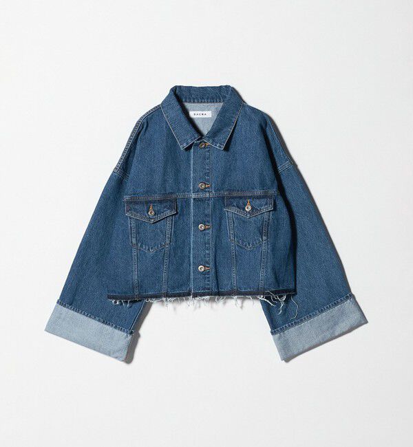 UNITED ARROWS「＜SACRA＞ボリュームスリーブ デニムジャケット」|デニムジャケット|