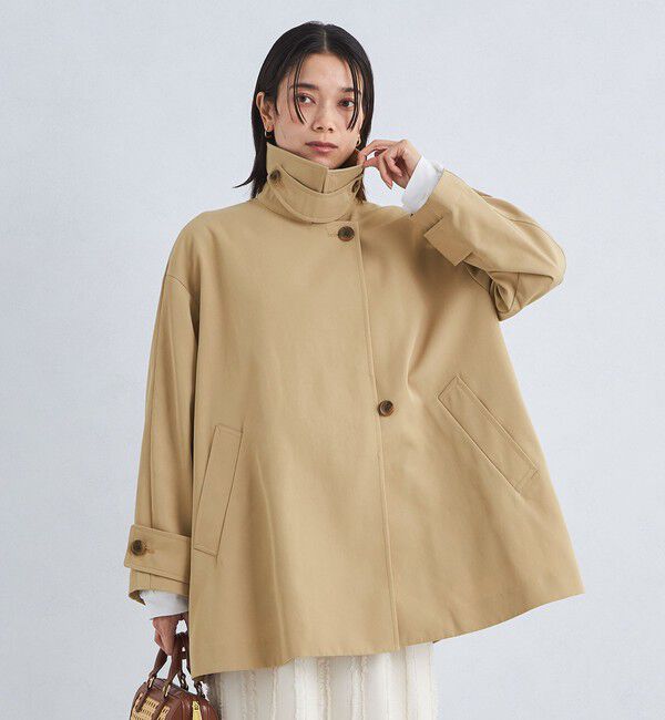 UNITED ARROWS green label relaxing「テントライン ミドル コート -撥水-」|その他|BEIGE