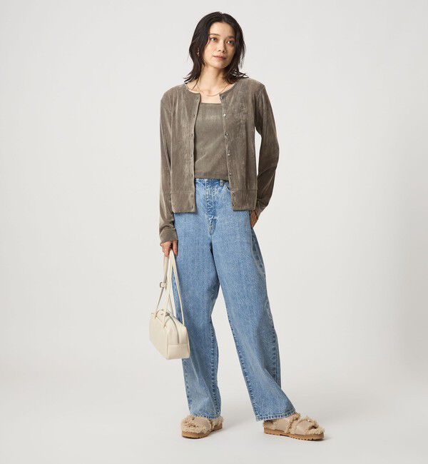 UNITED ARROWS green label relaxing「極みシアーフロッキーカーデ」|カーディガン|