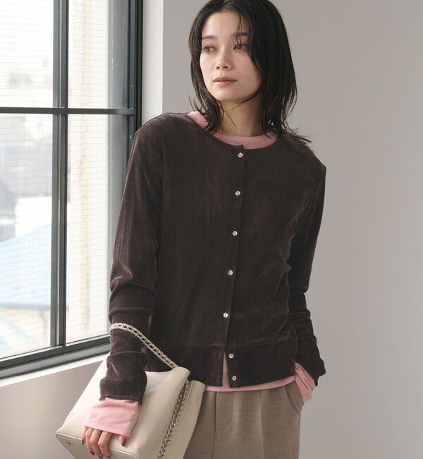 UNITED ARROWS green label relaxing「極みシアーフロッキーカーデ」|カーディガン|