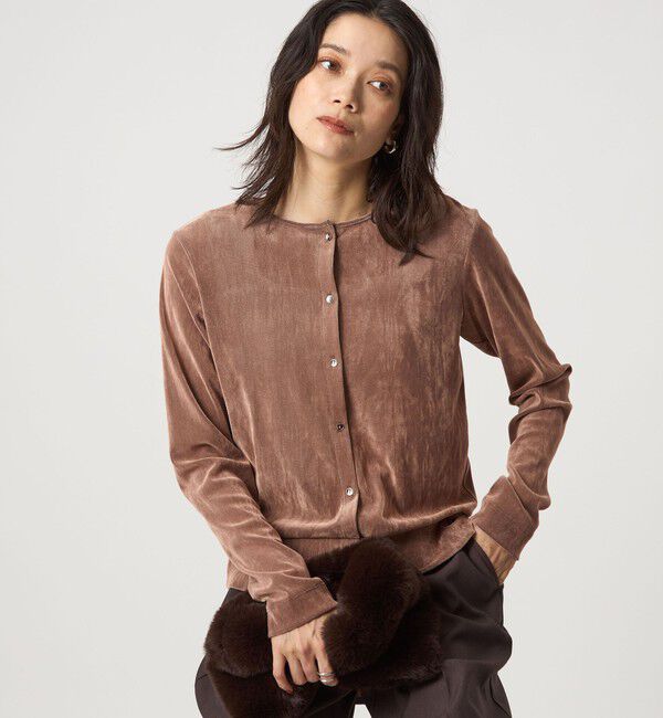 UNITED ARROWS green label relaxing「極みシアーフロッキーカーデ」|カーディガン|