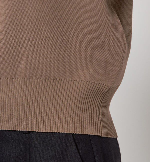 UNITED ARROWS green label relaxing「襟レース 2WAY 5分袖 プルオーバー ニット  -ウォッシャブル-」|ニット・セーター|