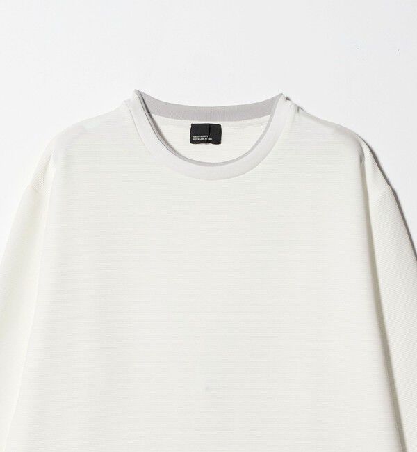 UNITED ARROWS green label relaxing「【WEB限定】リップル フェイクレイヤード ロングスリーブ Tシャツ -吸水速乾・抗菌-」|Tシャツ・カットソー|