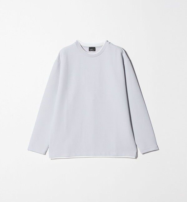 UNITED ARROWS green label relaxing「【WEB限定】リップル フェイクレイヤード ロングスリーブ Tシャツ -吸水速乾・抗菌-」|Tシャツ・カットソー|