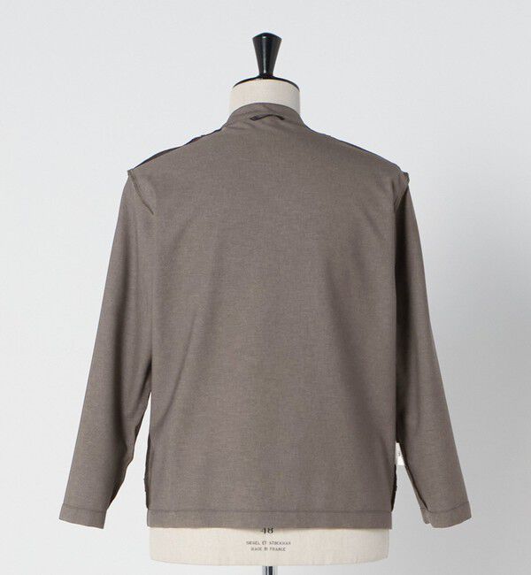 UNITED ARROWS green label relaxing「A+ ウールライク 1B ノーカラージャケット -ウォッシャブル・ストレッチ-」|ノーカラージャケット|