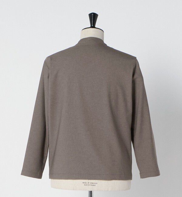 UNITED ARROWS green label relaxing「A+ ウールライク 1B ノーカラージャケット -ウォッシャブル・ストレッチ-」|ノーカラージャケット|