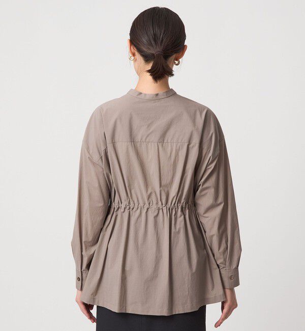 UNITED ARROWS green label relaxing「ウエスト ギャザー ハオリ ロングスリーブ シャツ」|シャツ・ブラウス|