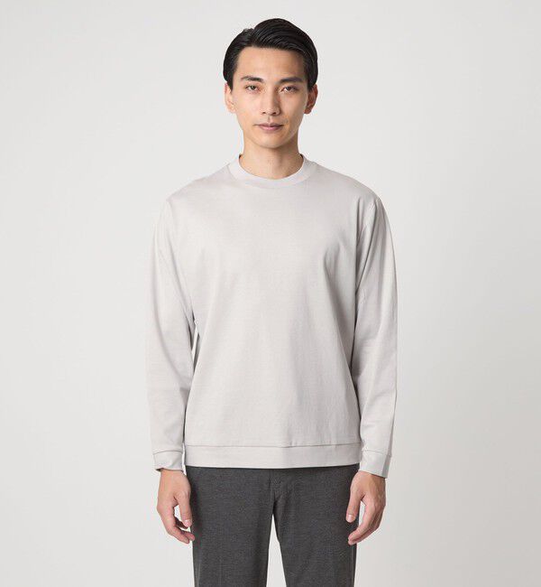 UNITED ARROWS green label relaxing「L/A ポンチ ビズ クルーネック カットソー -抗菌-」|Tシャツ・カットソー|