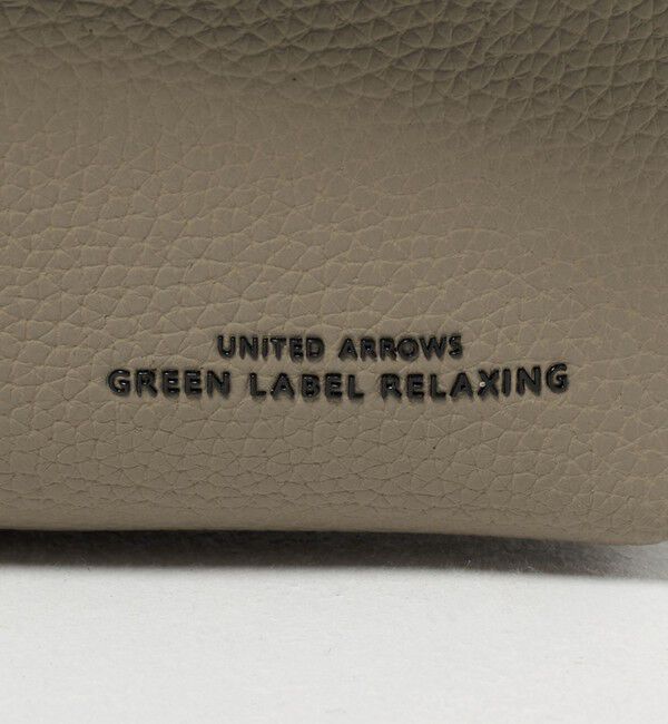 UNITED ARROWS green label relaxing「シボ レザーライク フラップ ショルダーバッグ」|ショルダー・メッセンジャー|