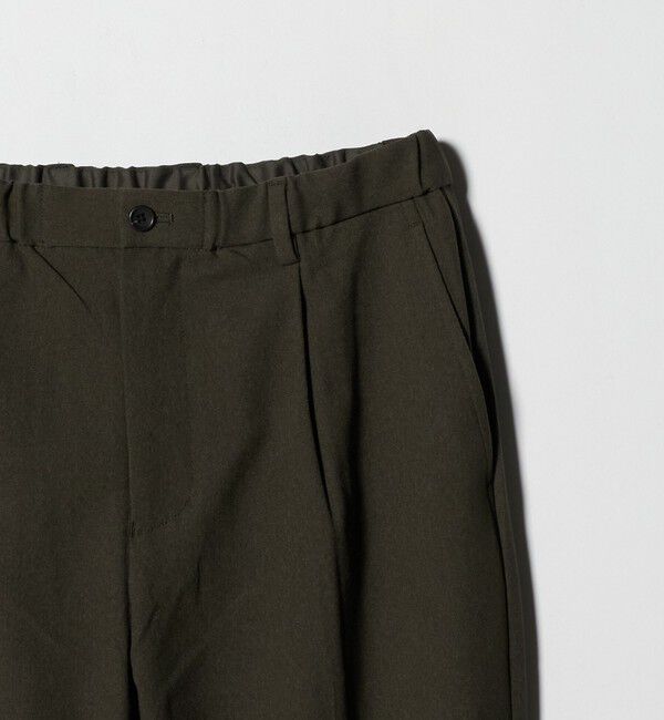UNITED ARROWS green label relaxing「【WEB限定】JUST fit ウールライク 1プリーツ イージースラックス パンツ -ストレッチ-」|チノ|