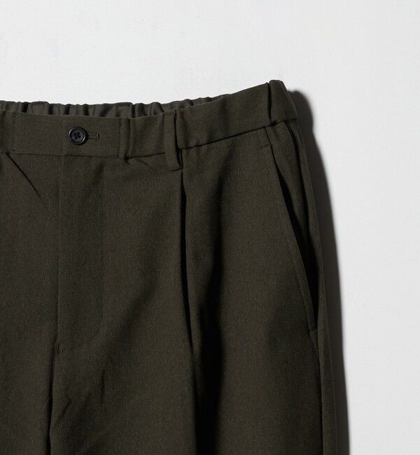 UNITED ARROWS green label relaxing「【WEB限定】JUST fit ウールライク 1プリーツ イージースラックス パンツ -ストレッチ-」|チノ|