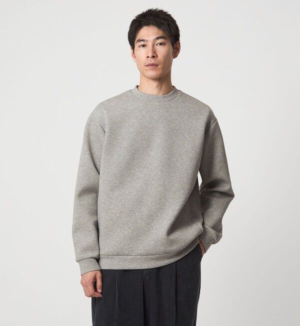 UNITED ARROWS green label relaxing「ダンボール クルーネック カットソー」|Tシャツ・カットソー|LT.GRAY