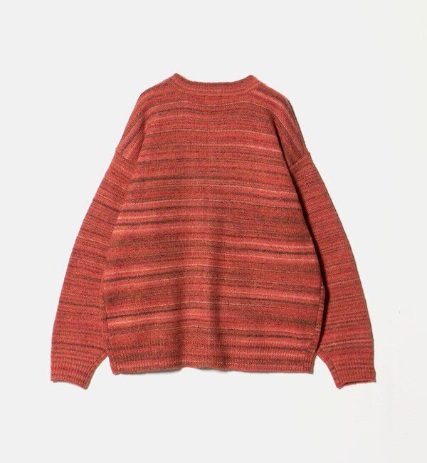 UNITED ARROWS green label relaxing「【WEB限定】＜GLR or＞カスリ風 クルーネック カーディガン」|カーディガン|