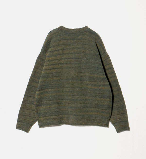 UNITED ARROWS green label relaxing「【WEB限定】＜GLR or＞カスリ風 クルーネック カーディガン」|カーディガン|