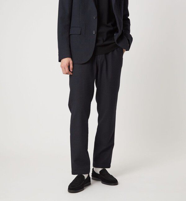 UNITED ARROWS green label relaxing「ウォッシャブル ホームスパン ナロー ユーティリティパンツ S1 -ストレッチ-」|スラックス|