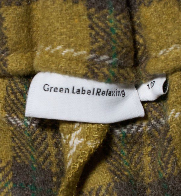 UNITED ARROWS green label relaxing「チェック ラップキュロット（イエロー） / キッズ  100cm-160cm」|その他|