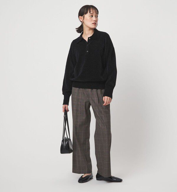 UNITED ARROWS green label relaxing「モールヤーン ポロニット プルオーバー ウォッシャブル」|ニット・セーター|