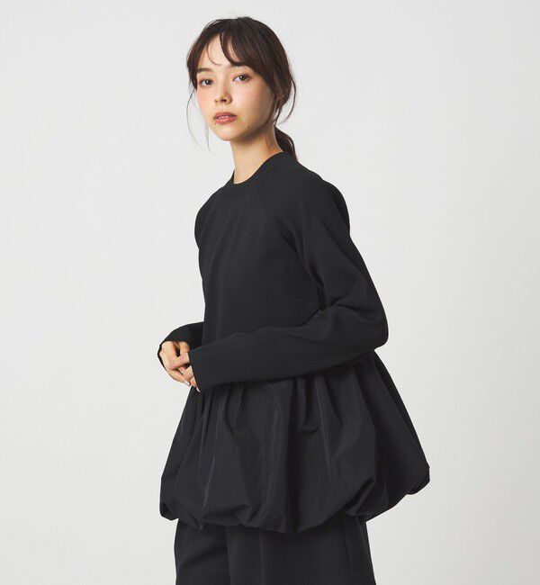 EMMEL REFINES「＜EMMEL REFINES＞EM スソバルーン ニット チュニック」|ニット・セーター|