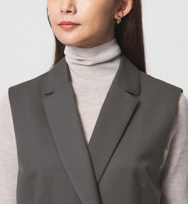 UNITED ARROWS green label relaxing「Greed グリード テーラード ジレ ウォッシャブル」|ベスト・ジレ|