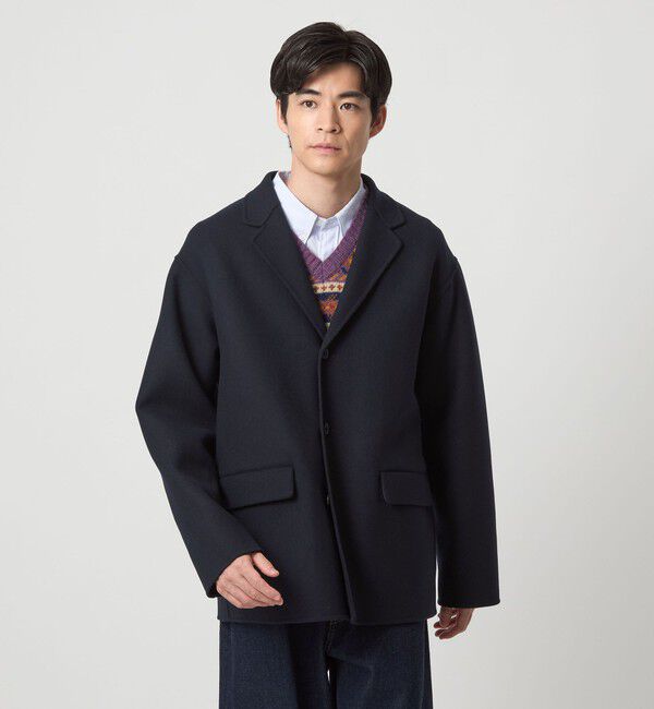 UNITED ARROWS green label relaxing「ウール ナイロン リバー ジャコット アウター」|その他|