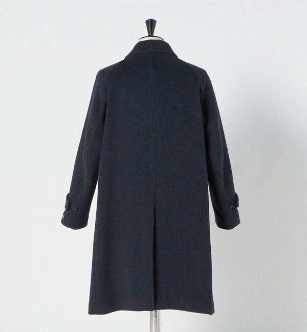 UNITED ARROWS green label relaxing「Ballis バリス モッサー バルカラー ネイビー ステンカラーコート」|ステンカラーコート|